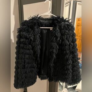 Navy blue winter coat